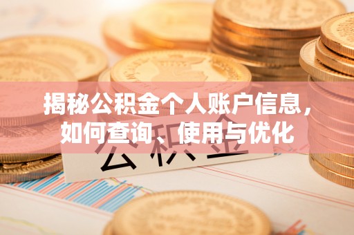 延庆揭秘公积金个人账户信息，如何查询、使用与优化