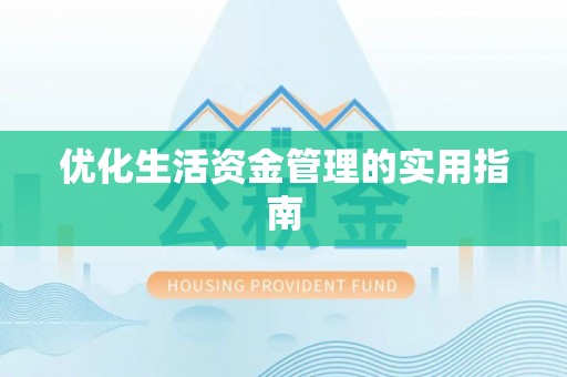 延庆优化生活资金管理的实用指南